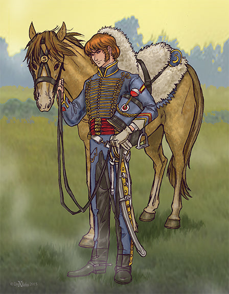 Lieutenant's Prize (Light Horse and Cannon) - art and stories by Llynx Rufus