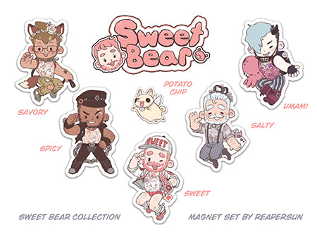 Sweet Bear Cosplay Magnet Set by Reapersun